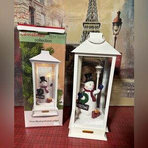 Snowman Musical Lantern